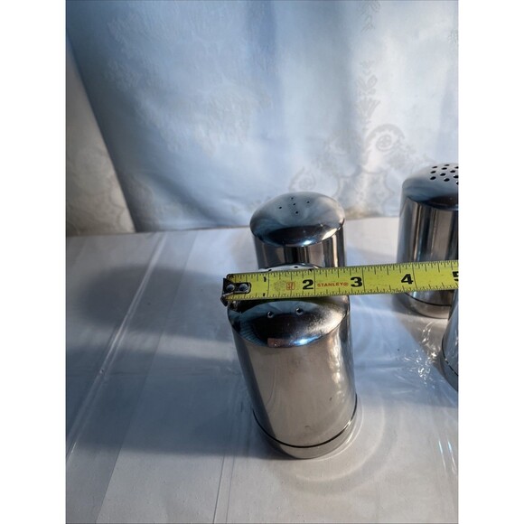 Duster/Shaker And Grated Cheese Shaker And Salt And Pepper Set(Stainless Steel) - Picture 6 of 6